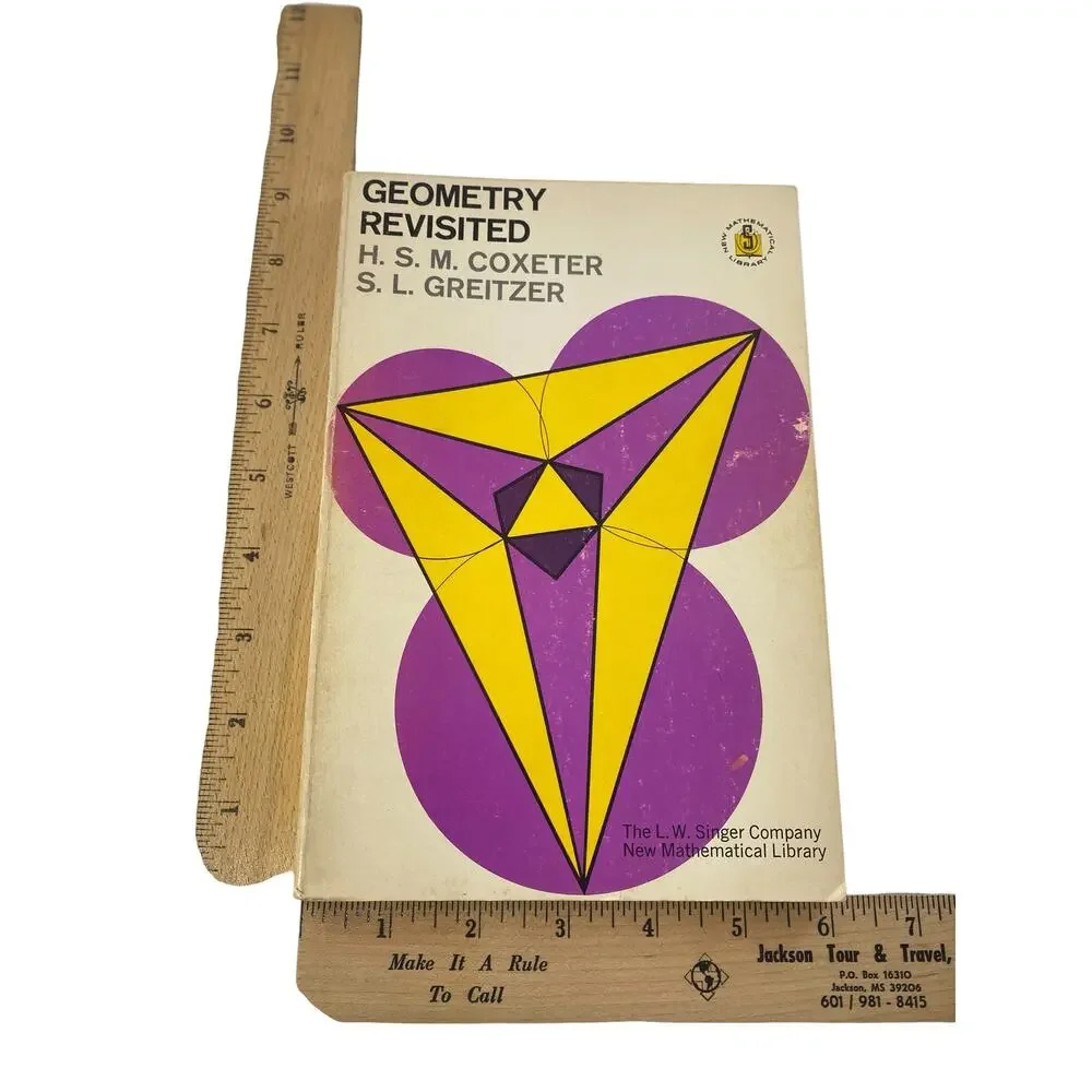 Vtg 1967 Geometry Revisited 1st Printing H S Coxeter and S L Greitzer Paperback